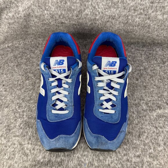 ✅Mens 9.5 2E New Balance 515 Sneakers Blue/Red Lightweight Running/Walking Shoes - Picture 6 of 13
